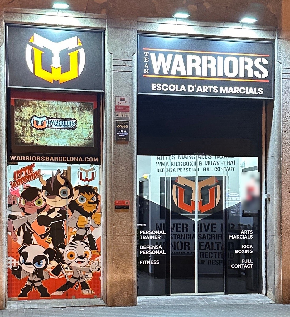 Fachada de Warriors Gran Via, Gran Via de les Corts Catalanes 431