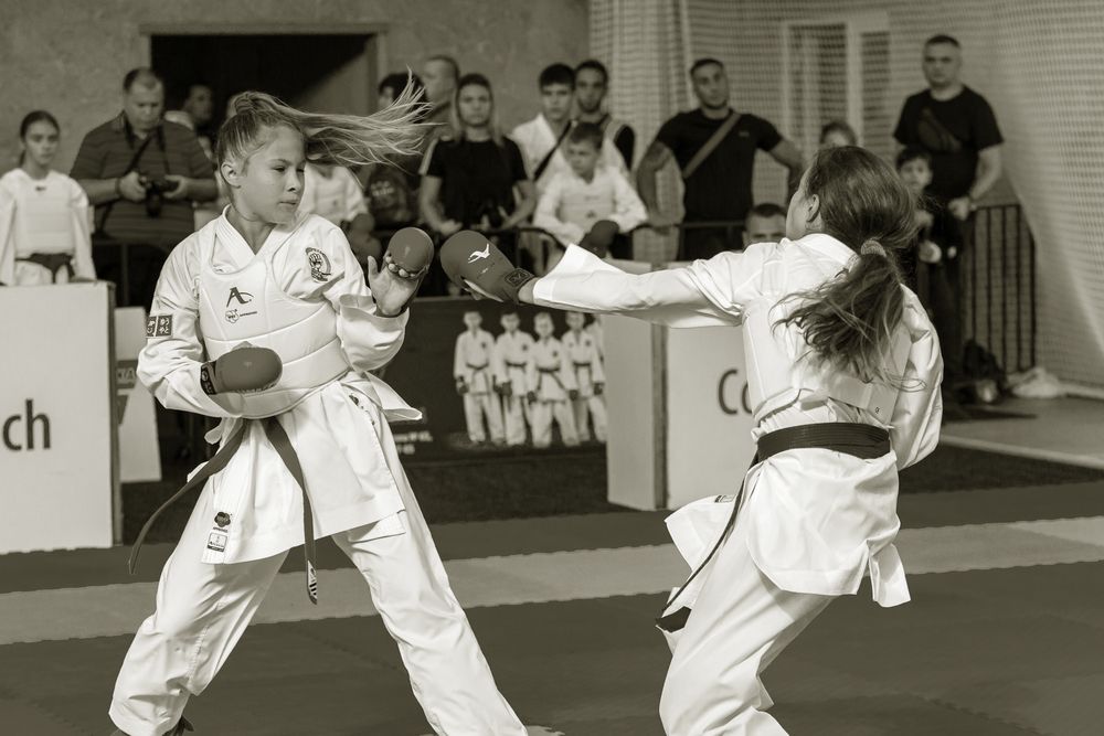 karate en competición