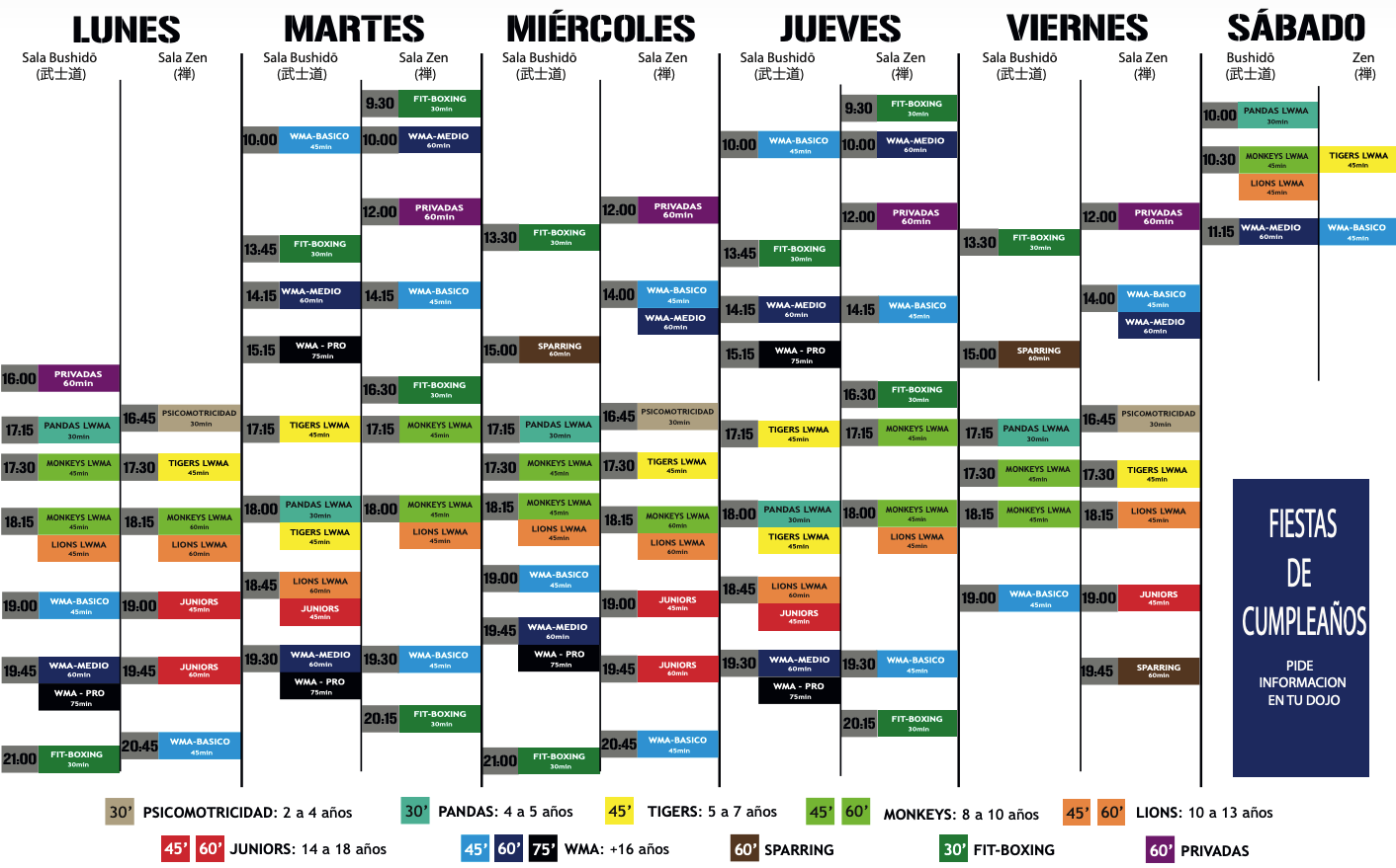 Horarios Gran Vía 2026 Horarios Gran Vía 2026